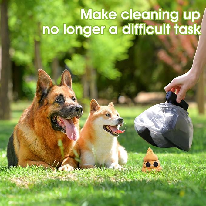 Dog Pooper Scooper, Pooper Scooper for Small and Large Dogs, Dog Poop Scooper for Yard, Pooper Scooper with Bag Attachment and Leash Clip, Ideal for Walks, Travel and Camping (Small,Blue)
