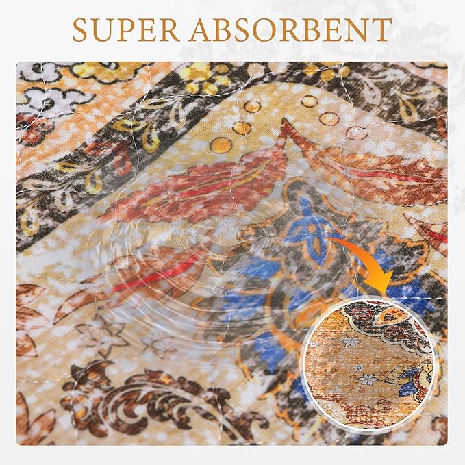 Homimp Washable Pee Pads for Dogs, 2 Pack Reusable Puppy Pads Waterproof, Absorbent and Leakproof Dog Pee Pads, Non Slip Puppy Training Pads, Pet Mat for Floor,Crate,Couch,Whelping,Khaki, 36"x36"