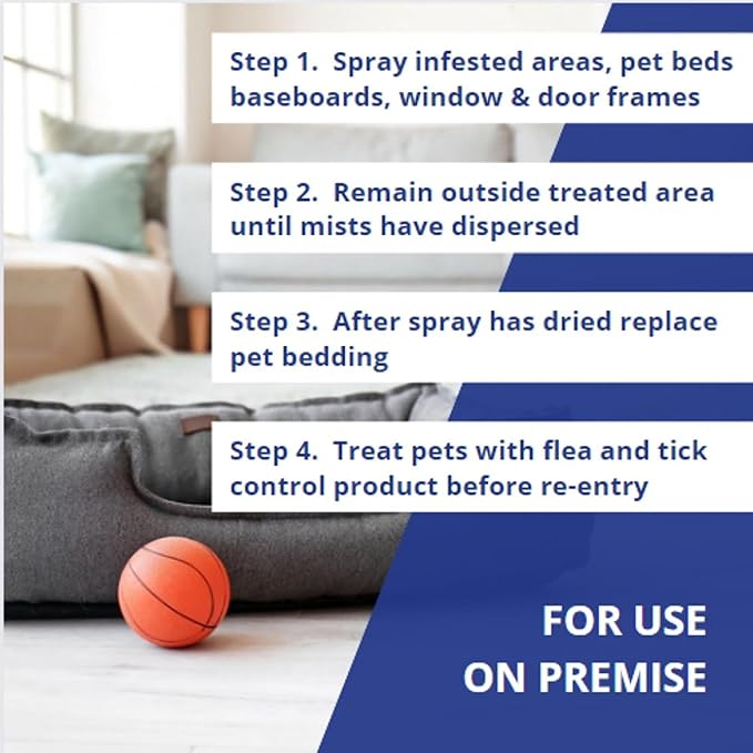 Farnam Flys-Off Insect Repellent for Dogs and Cats 6 Fluid Ounces (Pack of 2)