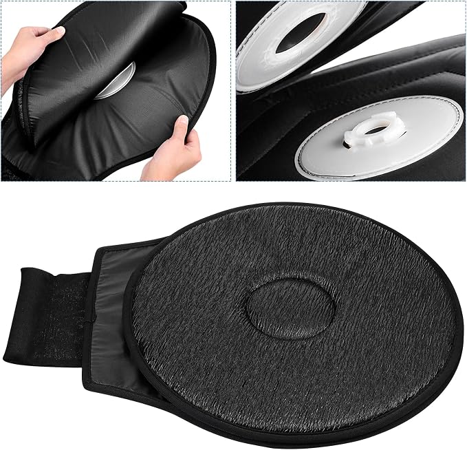 360 Rotating Car Seat Cushion Swivel Pad for Easy Entry Exit Lightweight Portable Seat Protection for Elderly Pregnant Women Home Office Use