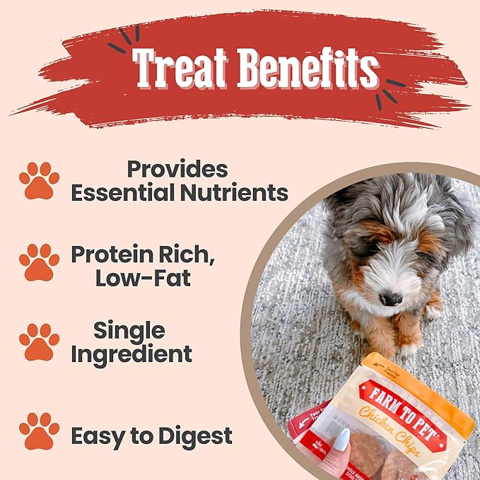Farm To Pet - Puppy Packs 'N Snacks Dog Treat Starter Pack - Turkey 4oz + 1 Chicken & 1 Beef & 1 Fish Snack Pack - Single Ingredient Training Treats, All Natural, Lean for Small, Medium, Large Breeds