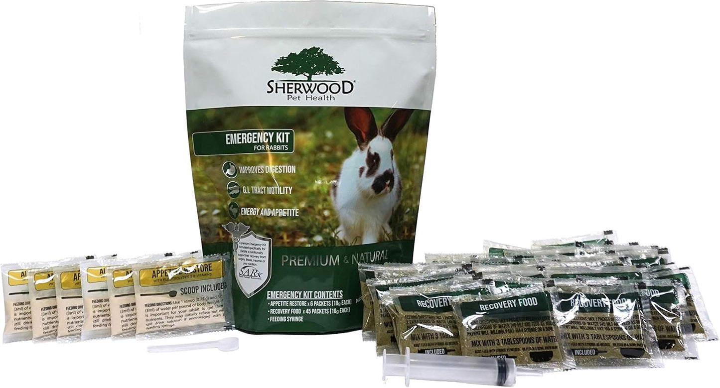 Sherwood Pet Health Rabbit Emergency kit and Bulk Recovery Food (Large kit)