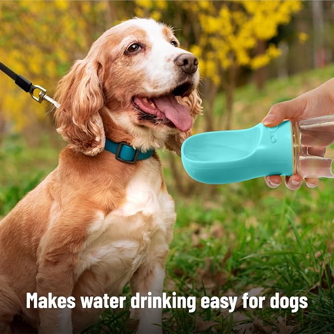 Mr. Pen- Portable Dog Water Bottle, 19 oz, Large | Leak Proof Puppy Water Dispenser with Drinking Feeder for Pets, Outdoor Walking, Hiking, Travel, Not Dishwasher Safe