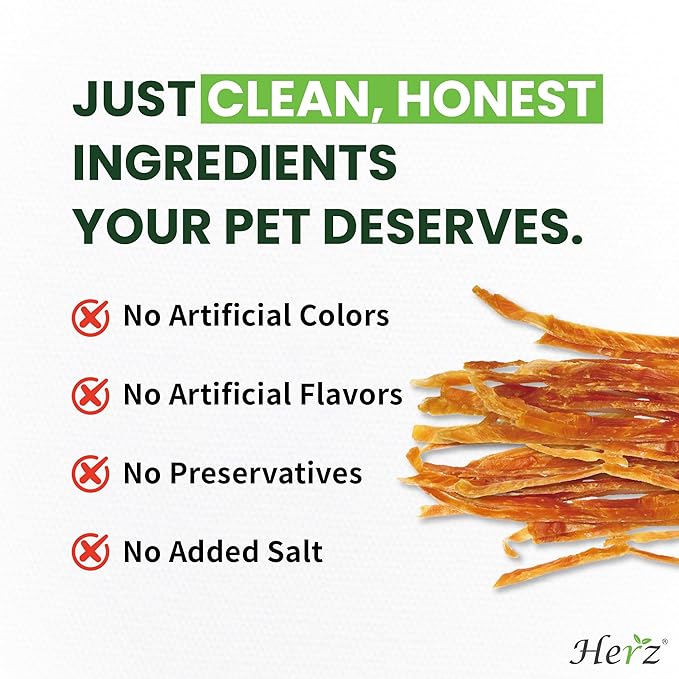 Herz Turkey Tendons for Dogs, Duo-Protein, Hypoallergenic Puppy Treats, USA-Sourced, Rawhide Free, Long Lasting Chews, Turkey Tendon & Chicken, Healthy Dog Treats for Small Dogs, Ring (S), 3 oz Pack