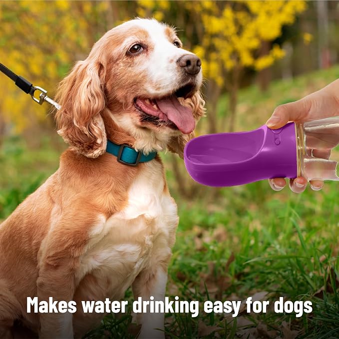 Mr. Pen- Portable Dog Water Bottle, 19 oz, Large | Leak Proof Puppy Water Dispenser with Drinking Feeder for Pets, Outdoor Walking, Hiking, Travel, Not Dishwasher Safe