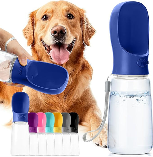 Mr. Pen- Portable Dog Water Bottle, 19 oz, Large | Leak Proof Puppy Water Dispenser with Drinking Feeder for Pets, Outdoor Walking, Hiking, Travel, Not Dishwasher Safe
