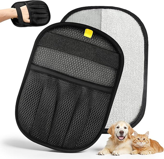 New Upgrade Pet Hair Removal Glove for Dogs & Cats, Electrostatic Reusable Magic Brush Removal Glove, Washable Pet Hair Remover Tool for Clothing, Sofa, Rug, Auto Interior