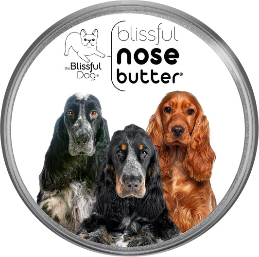 The Blissful Dog English Cocker Spaniel Unscented Nose Butter - Dog Nose Butter, 4-Ounce