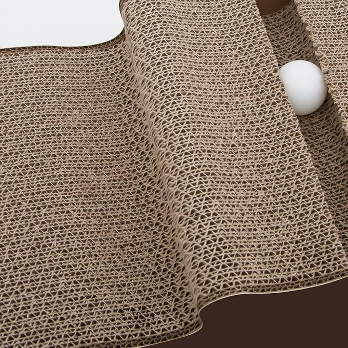 Best Pet Supplies Catify Cat Scratcher, Fun Interactive Scratchers, Posts, Poles, Claw Safe, Furniture Saver Indoor Play Support Natural Cat Behaviors Heavy Duty - Cat-Shape