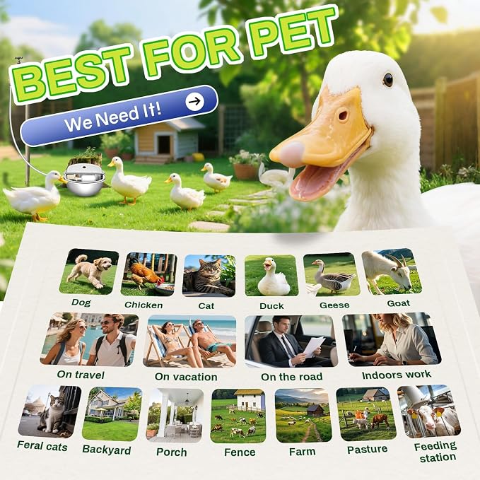 Automatic Animal Drinking Water Bowl with Float Valve, Extended Pipe & Drain Hole,3L Stainless Steel Waterer Feeder Farm Dog Dispenser Kit Self Filling for Livestock Horse Goat Water Trough