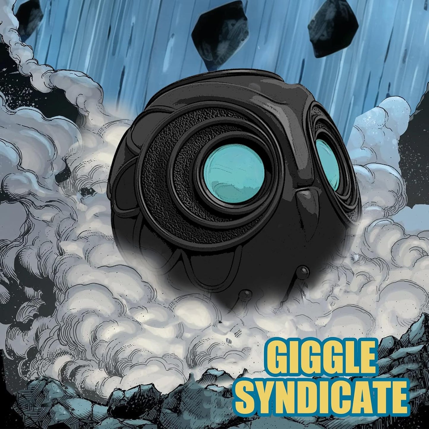 Mewlmart Giggle Ball for Dogs Owl Toys for Aggressive Chewers Punching Balls Gift for Dog Medium Large Dogs Ball Natural Rubber Cute Fun Owl Hoot (Death Knight)