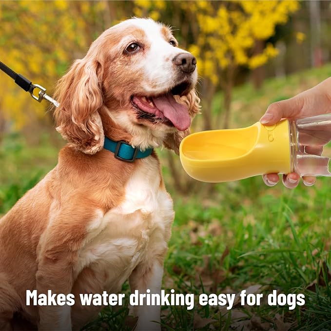 Mr. Pen- Portable Dog Water Bottle, 19 oz, Large | Leak Proof Puppy Water Dispenser with Drinking Feeder for Pets, Outdoor Walking, Hiking, Travel, Not Dishwasher Safe