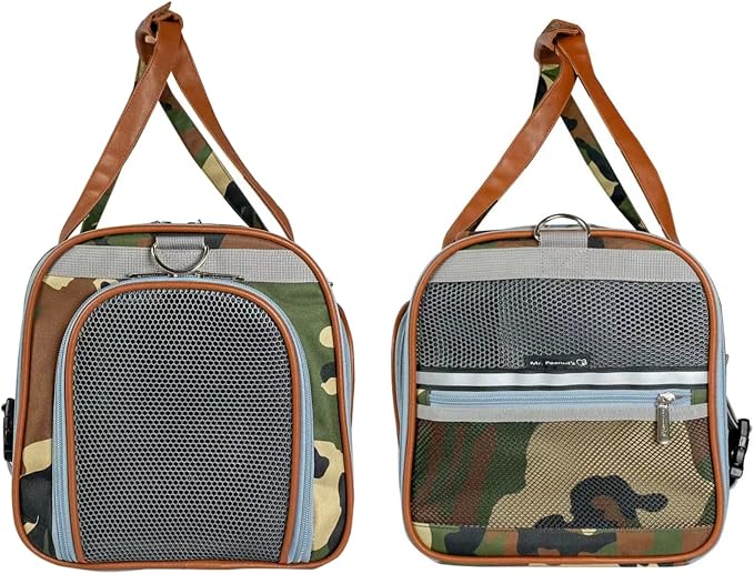 Mr. Peanut's Gold Series Standard Size Expandable Pet Carrier (Camo)