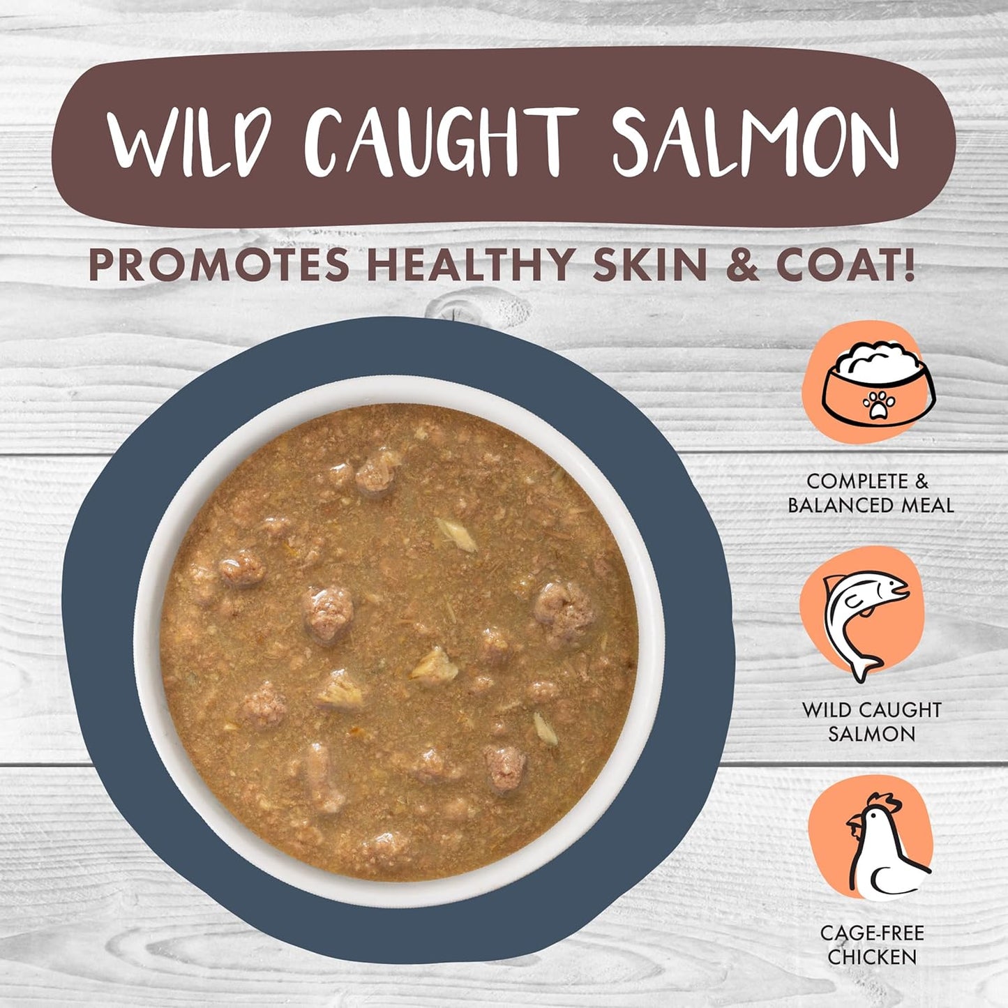 Weruva Classic Cat Stews!, Goody Stew Shoes with Chicken & Salmon in Gravy, 5.5oz Can (Pack of 8)