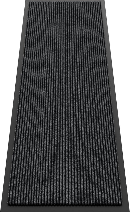 Indoor Outdoor Door Mat, 6’ x 2' Doormat for Entryway, Rubber Backing Non Slip Front Door Mat Outside Entrance, Super Absorbent Commercial Floor Mat for Home Office