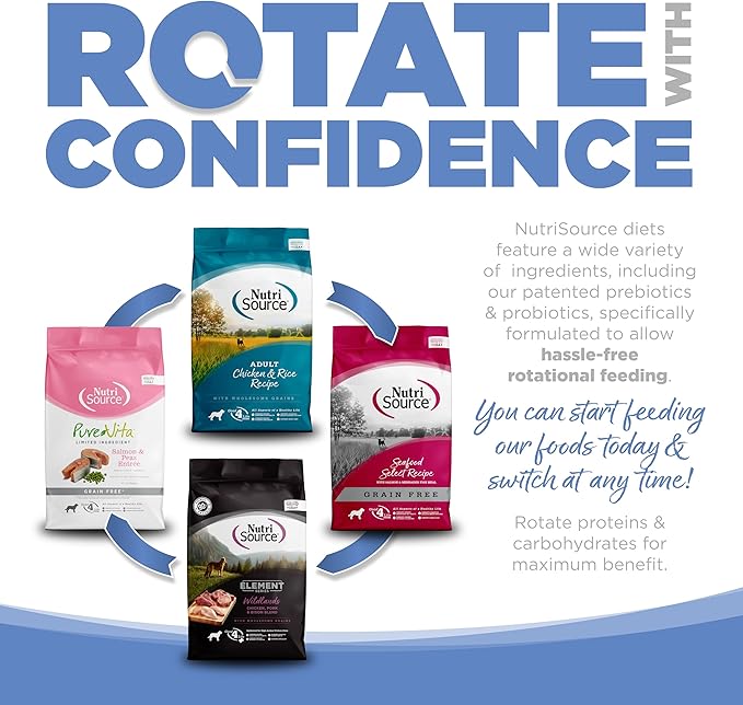 Nutri-Source Pure Vita Grain-Free Turkey And Sweet Potato Dry Dog Food, 5 Pound Bag