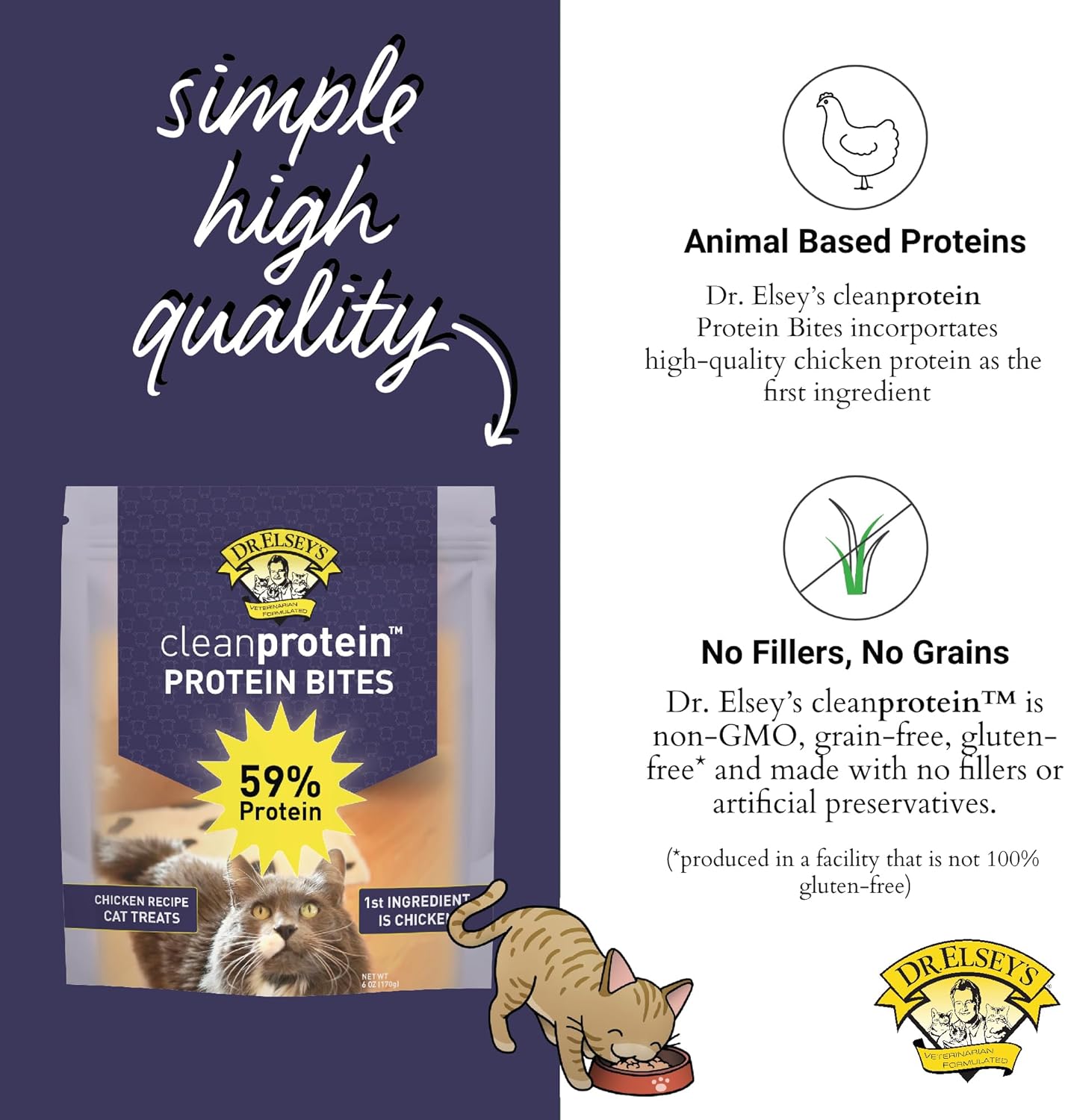 Dr. Elsey's cleanprotein Protein Bites Chicken 12 oz..