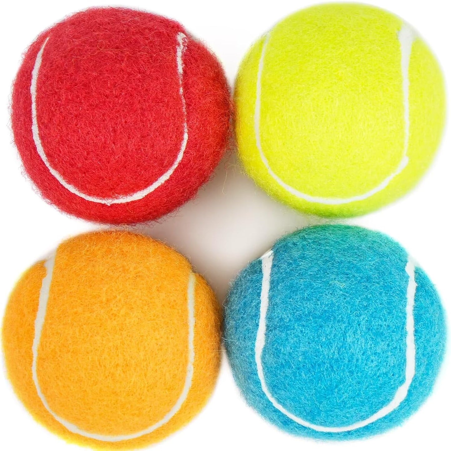 Prime Pets Mini Tennis Balls for Dogs, 2 Inch Squeaky Dog Toys, Interactive Dog Toy Balls for Indoor Outdoor, Squeaky Toys for Small & Medium Dogs