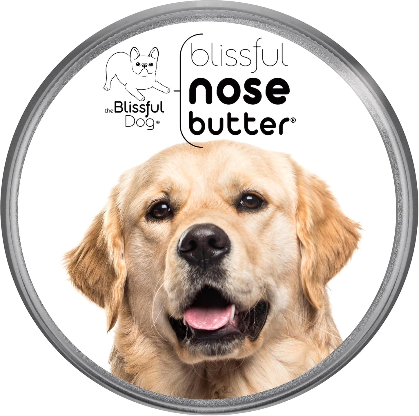 The Blissful Dog Golden Retriever Nose Butter, Versatile Dog Nose Balm for Dry Nose, Handcrafted Nose Moisturizer, Easy-to-Apply Dog Essentials, Unscented, 2 oz.