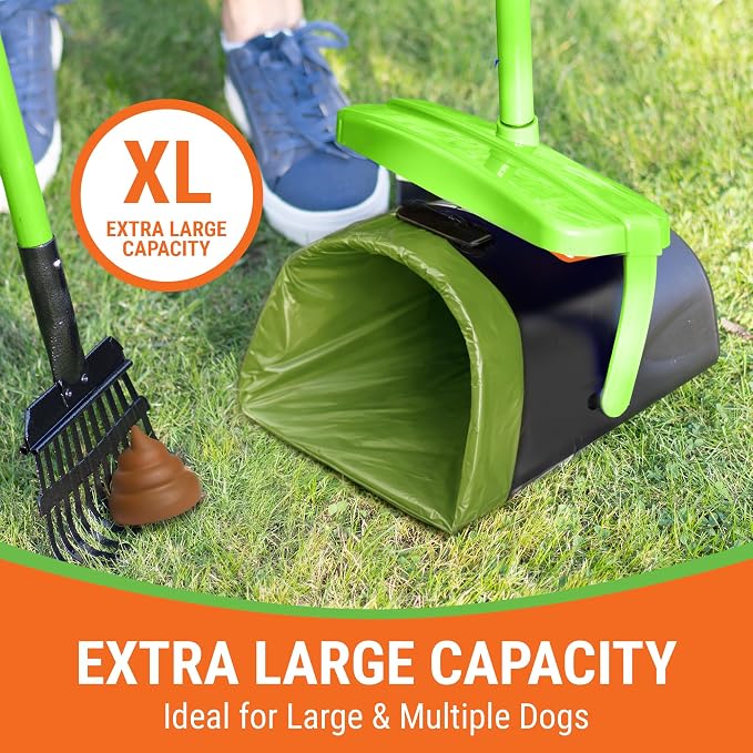 Pupzle Pooper Scooper Bags for Arm & Hammer, FUSBUNTY, MXF, and TIMINGILA | 40 Pooper Scooper Bags Refill for Swivel Bin, Green