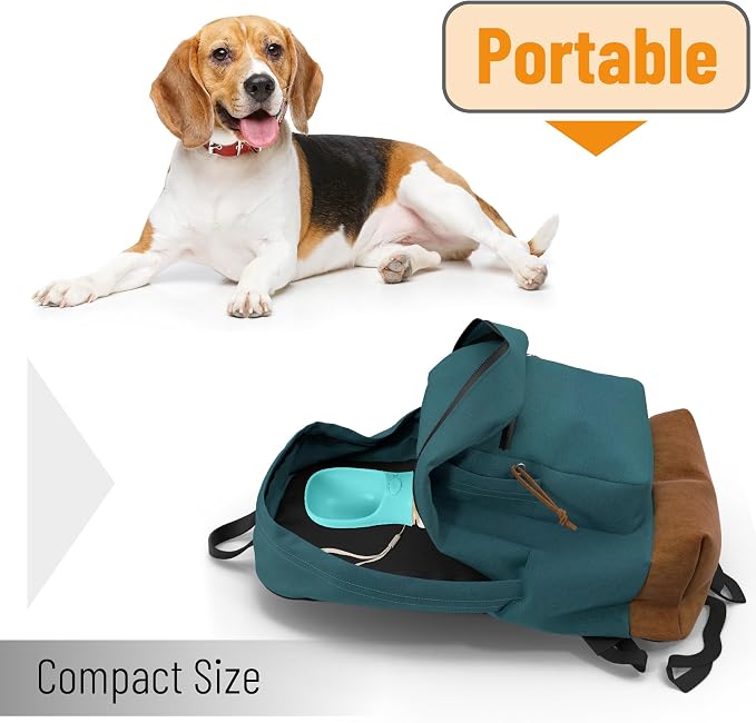 Mr. Pen- Portable Dog Water Bottle, 19 oz, Large | Leak Proof Puppy Water Dispenser with Drinking Feeder for Pets, Outdoor Walking, Hiking, Travel, Not Dishwasher Safe