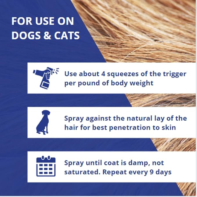 Farnam Flys-Off Insect Repellent for Dogs and Cats 6 Fluid Ounces (Pack of 2)