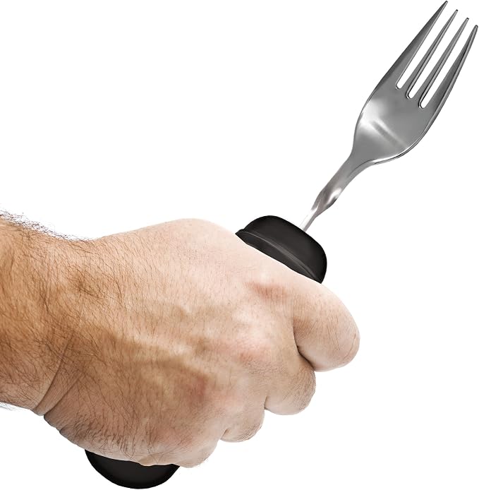 Rehabilitation Advantage Easy Grip Fork with Weighted Built-up Handle