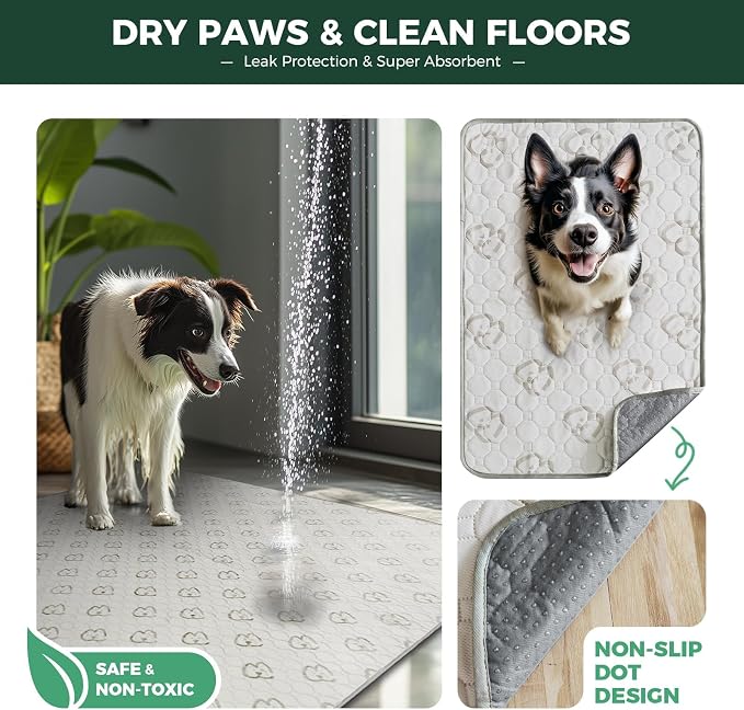 FXW Homeplus Indoor Dog Playpen with Washable Pee Pad, 40" H, 8 Panels | Calm Indoor Play Area, Super Absorbent Pad for Easy Cleanup, for Medium & Large Dogs, Patented