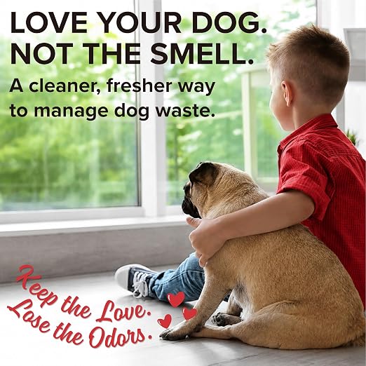 Red Rocket Doggy Twist'R Large Waste Disposal System, Dog Poop Trash Can | Odor Control, Indoor/Outdoor, Holds Up to 17 Lbs, Includes 2 Size #2 Odor Blocking Bags, 2 Charcoal Sachets, 60 Poop Bags