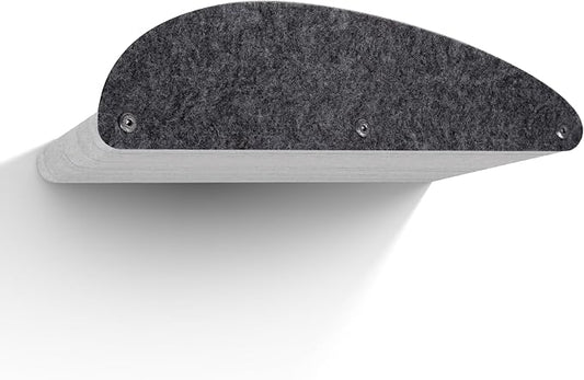 Accessory ADD-ON Long Shelf Facade Covers Compatible with Cat Wall Shelves by Pryde Pets - 100% Sustainable PET Felt - Climber Sold Seperately - Cats Perch Privacy and Safety Bumpers (Charcoal)