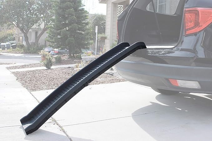 MaxWorks 50524 61" Portable Folding Pet Ramp, Black (Pack of 2)