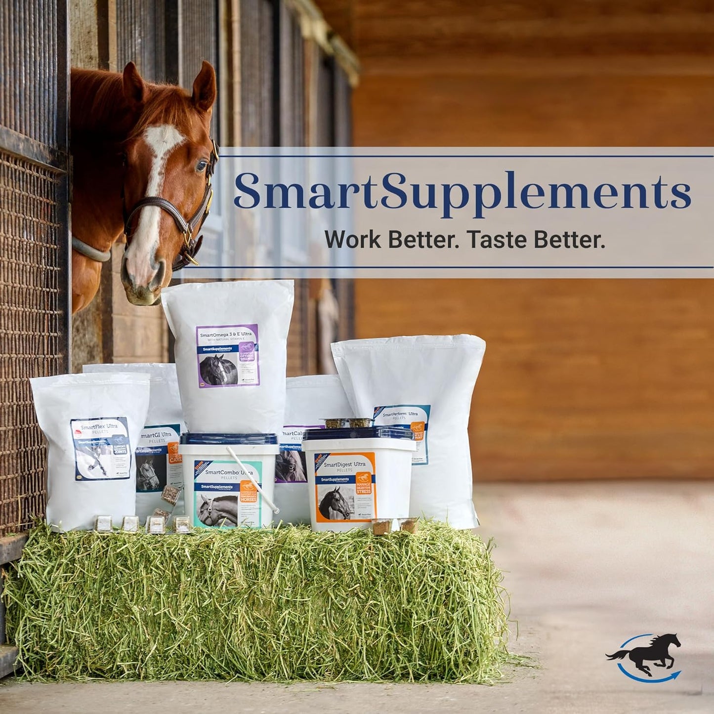 SmartHoof Pellets | Horse Biotin Joint Support Supplement with Essential Minerals for Healthy Hooves | Contains Methionine, Lysine, Copper, Zinc and More | 56 Servings | 7.6 lb Bag