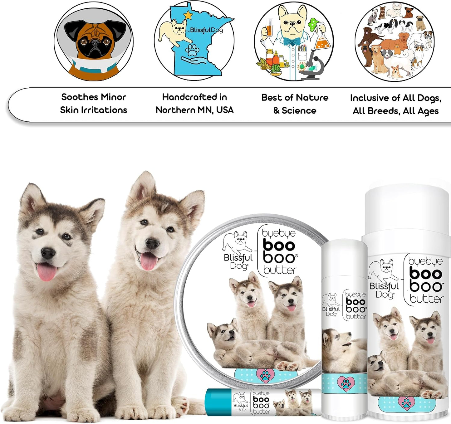 The Blissful Dog Malamute Boo Butter, 2 oz