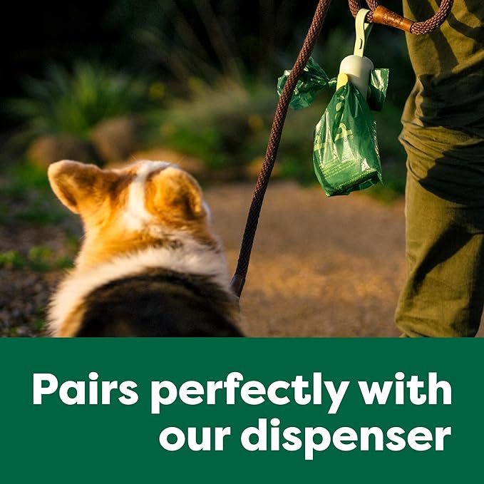 Earth Rated Dog Poop Bags Value Pack, Leak-Proof and Extra-Thick Pet Waste Bag for Big and Small Dogs, Refill Rolls, Unscented, 600 Count