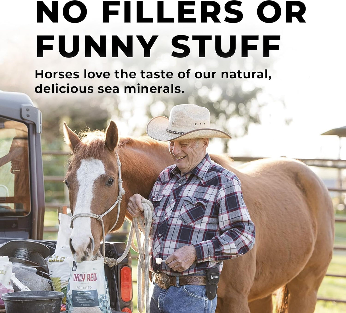 Daily Red Complete Wellness, Fortified Mineral Mix Supplement for Horses, 25lb Bucket