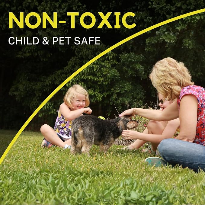 32 Ounce Essential Oil Yard Spray - Plant Based Flea, Tick and Mosquito Repellent Pest Control Spray Treatment and Insect Killer - Safe Around Kids, Pets, and Plants - 2 Pack