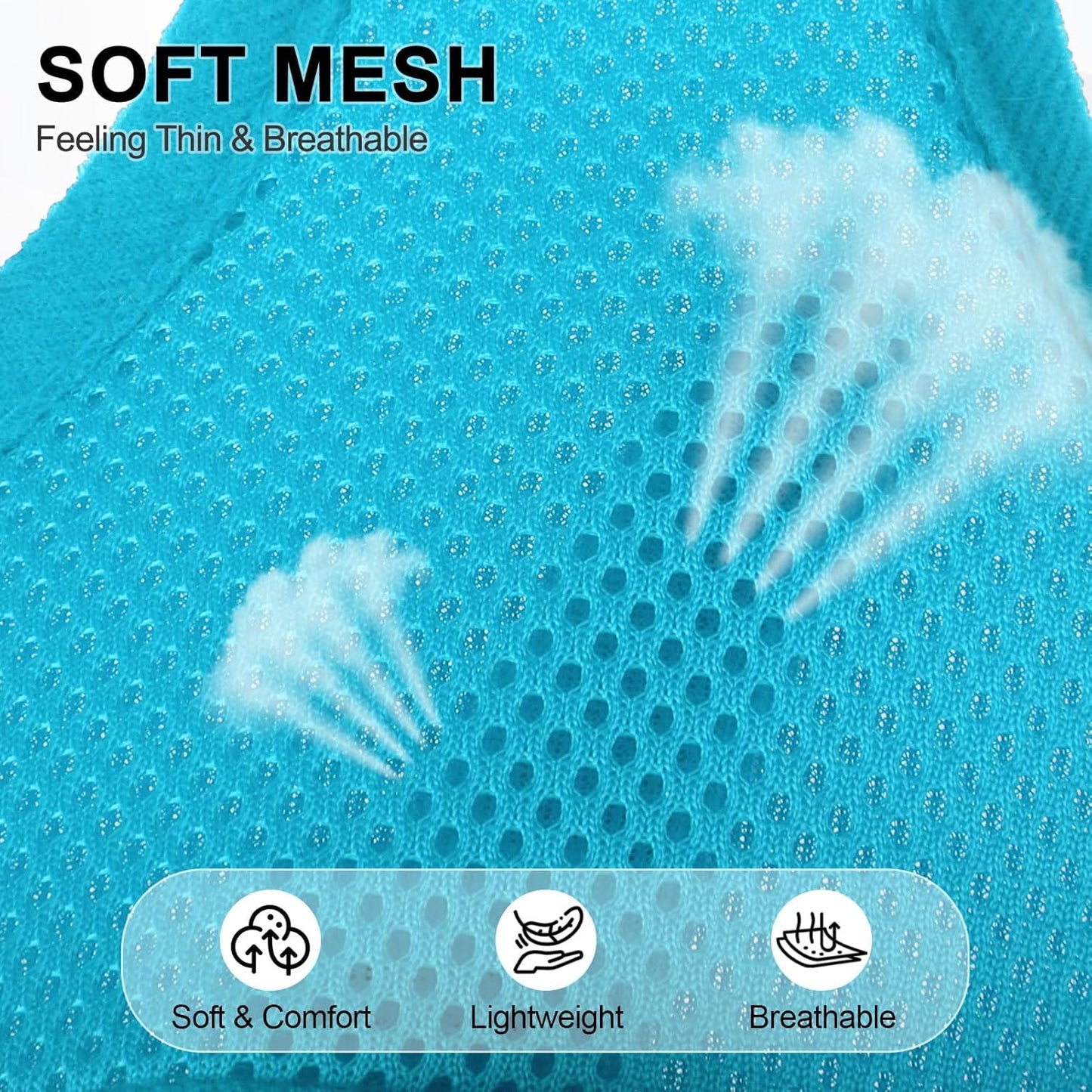 BINGPET No Pull Dog Harness, Soft Mesh Breathable All Weather Vest, Safety Protection Design, Durable Adjustable Step-in Easy Walk Dog Harness for Small Medium Large Dogs (Royal Blue, S)