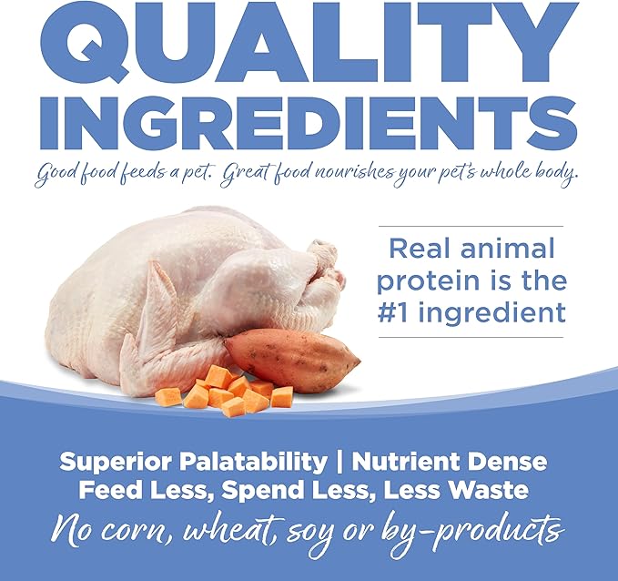 NutriSource Pure Vita Limited Ingredient Grain Free Dry Dog Food, Turkey and Sweet Potato, 12LB
