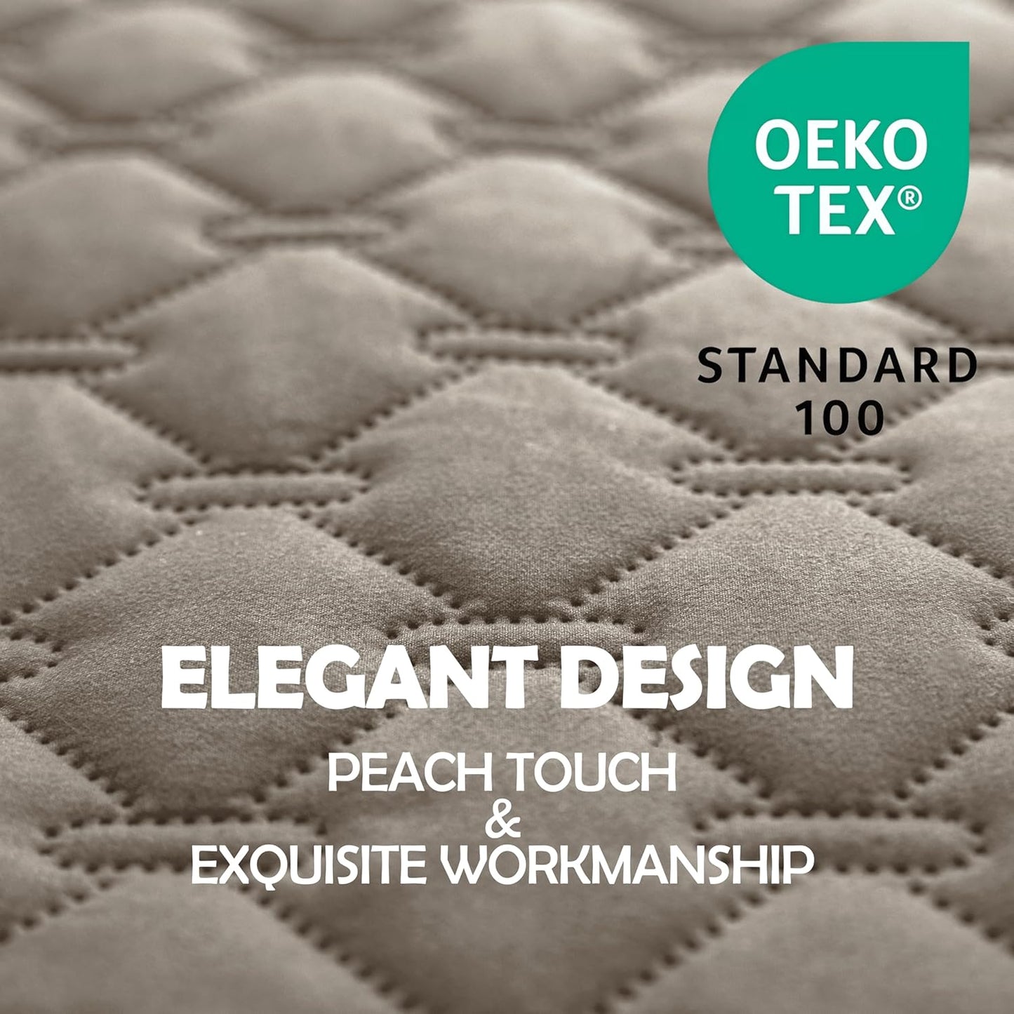 gogobunny 100% Double Sided Waterproof Dog Blanket Soft Pet Bed Cover Reversible Protect Furniture Couch Sofa Car for Puppy Large Dog Cat (Dark Stone/Light Stone, 52x82 Inch (Pack of 1))