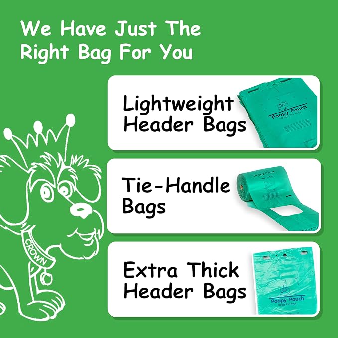 Universal Pet Waste Bags for Dogs & Cats - 200pcs of 8"x13" Green Pet Bags for Poop (Bulk) - Compatible with Most Universal Dog Waste Dispensers - Durable and Provides Easy Clean-Up