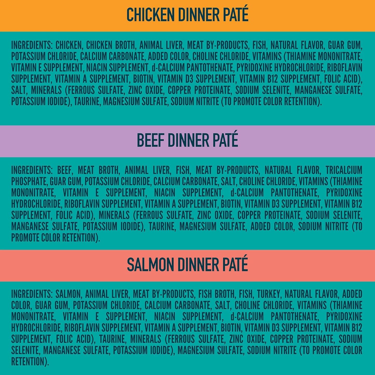 A Strong Heart Canned Wet Cat Food, Chicken, Beef and Salmon Variety Pack - 3 oz Cans (Pack of 24), Made in The USA with Real Chicken, Beef and Salmon