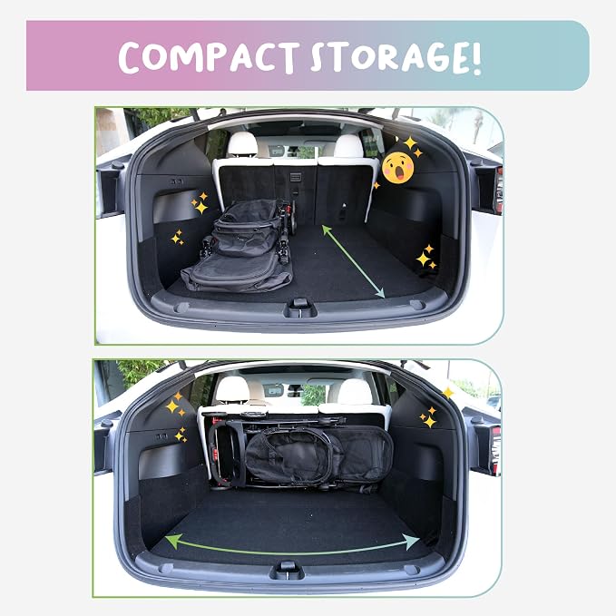 Double Decker Pet Stroller - Black: Dual Bassinets for Multiple Pets, Removable Pee Pads, Adjustable Leashes, Mesh Windows, Swivel Wheel, One-Hand Fold, Lightweight, for Small/Medium Dogs/Cats/Pets