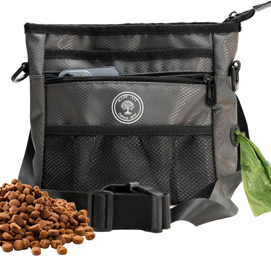 Dog Poop Holder with Dog Poop Bag Dispenser for Responsible Pet Owners - Leave no Trace!