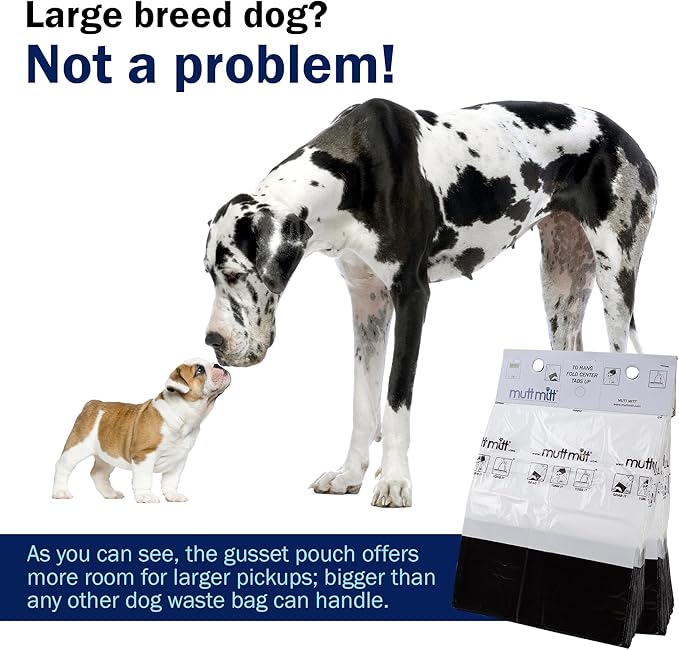 Mutt Mitt® 2-Ply dog waste pick-up bags Dispense-A-Mitt™ - 200 Dog Waste Bags in a wall mountable box. (Pack of 2)