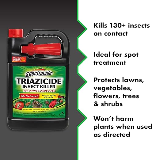 Spectracide Triazicide Insect Killer For Lawns & Landscapes, Ready-to-Use, 1-Gallon, 4-Pack