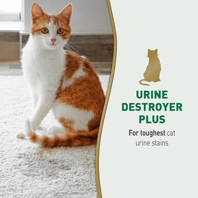 Nature's Miracle Urine Destroyer Plus for Dogs, 17.5 Ounces, Foaming Aerosol for Tough Urine Messes (Pack of 2)