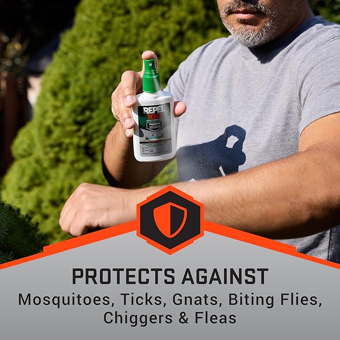 Repel 100 Mosquito and Insect Repellent, 4 Ounces, With DEET, 10-Hour Protection Long-Lasting Insect Repellent Bug Spray Repels Mosquitoes, Ticks, Gnats, Biting Flies, Chiggers And Fleas