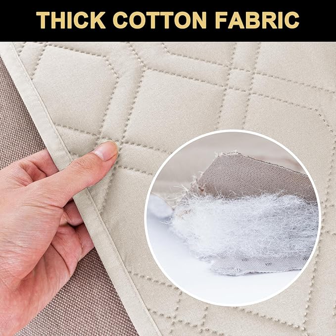 PrinceDeco Waterproof Dog Blanket Anti-Slip Couch Cover for Dogs Replacement Pet Blanket for Furniture Bed Couch Sofa Puppy Essentials(32x62 Inch, French Oak)