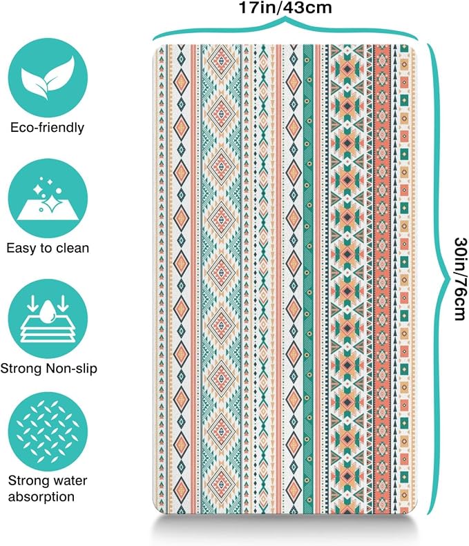 Pet Feeding Mat for Floors Waterproof Dog Mat for Food and Water Absorbent Quick Dry Non Slip mat for Cat Bowls