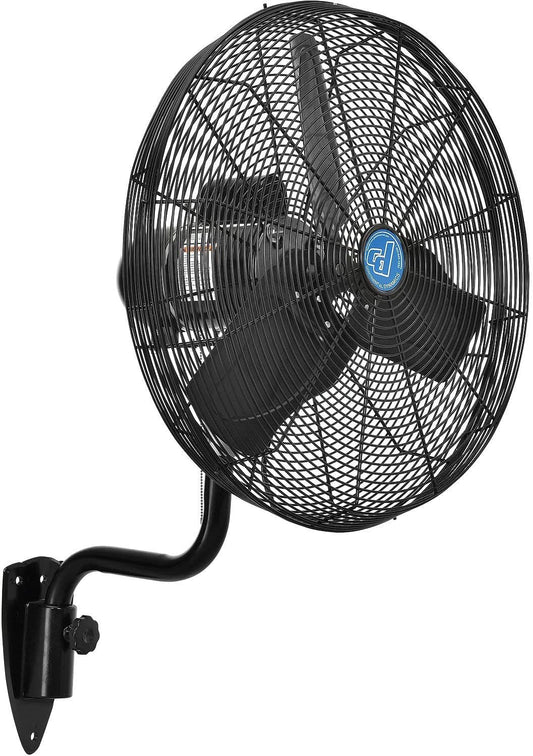 Continental Dynamics CD Premium 24" Oscillating Wall Mount Fan, TEFC Motor, 9,400 CFM, 1/2 HP